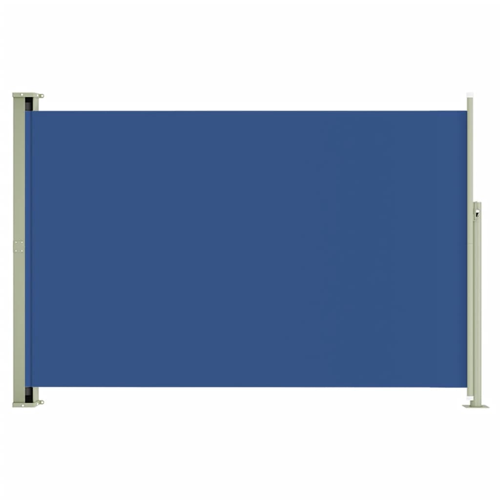 vidaXL Uvlačiva bočna tenda za terasu 200 x 300 cm plava