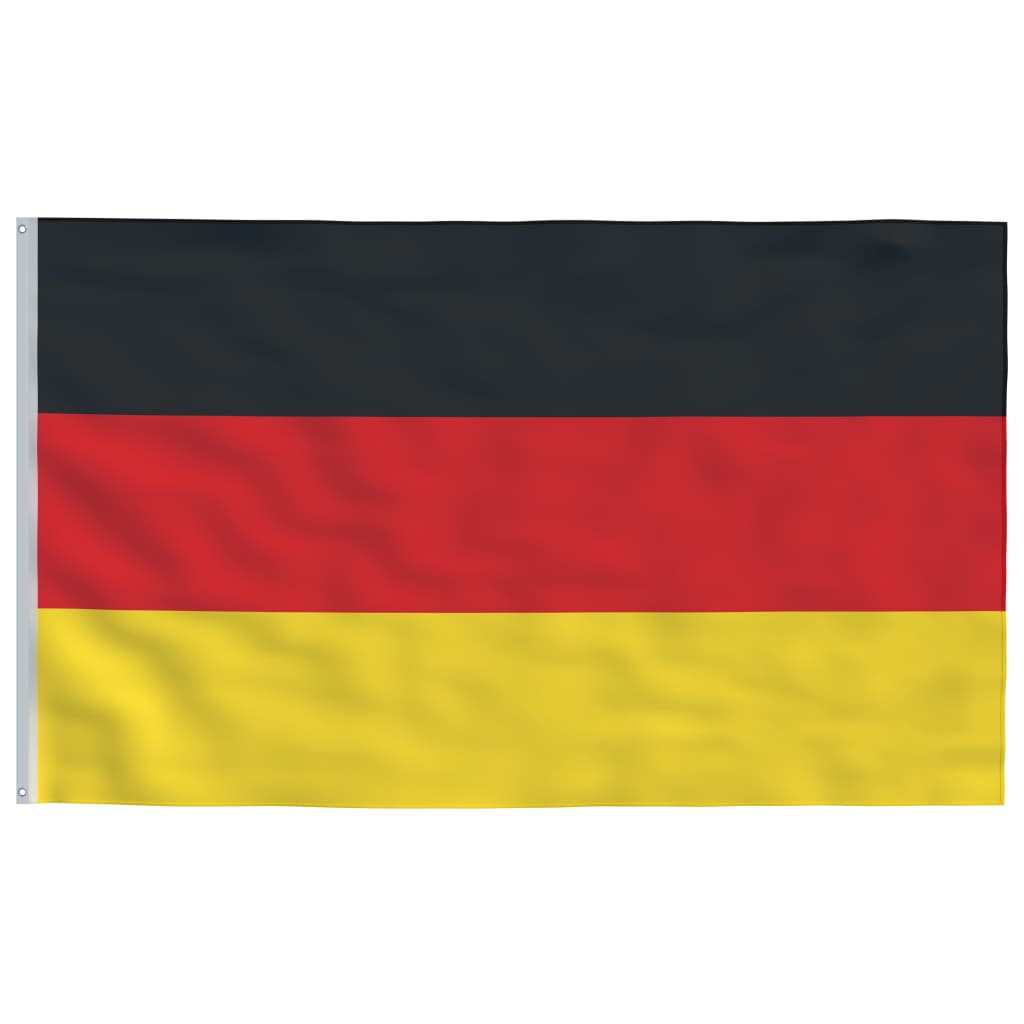 vidaXL Njemačka zastava i jarbol 5,5 m aluminijski