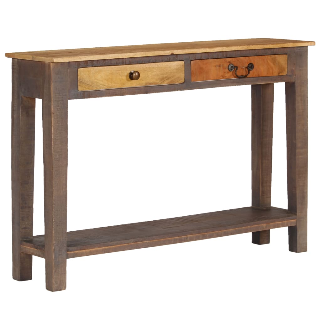 vidaXL Konzolni stol od masivnog drva starinski 118 x 30 x 80 cm