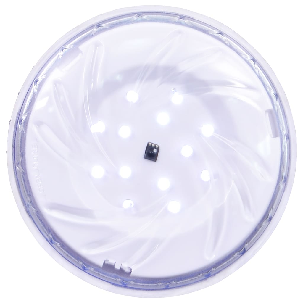 vidaXL Potopna plutajuća LED svjetiljka za bazen s daljinskim bijela
