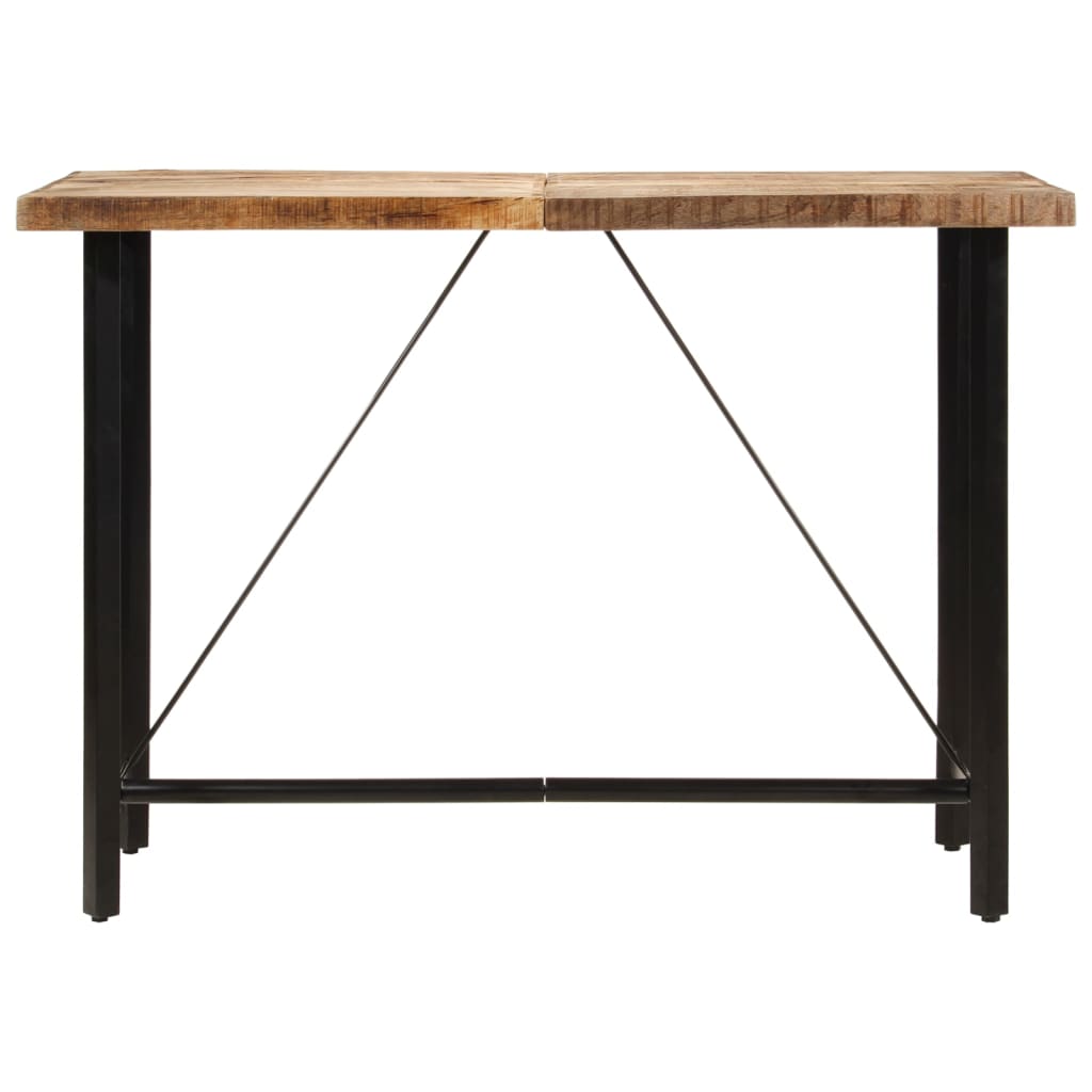 vidaXL Barski stol 150 x 70 x 107 cm masivno drvo manga i željezo