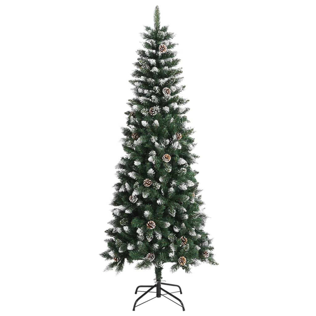 vidaXL Umjetno božićno drvce sa stalkom zeleno 210 cm PVC