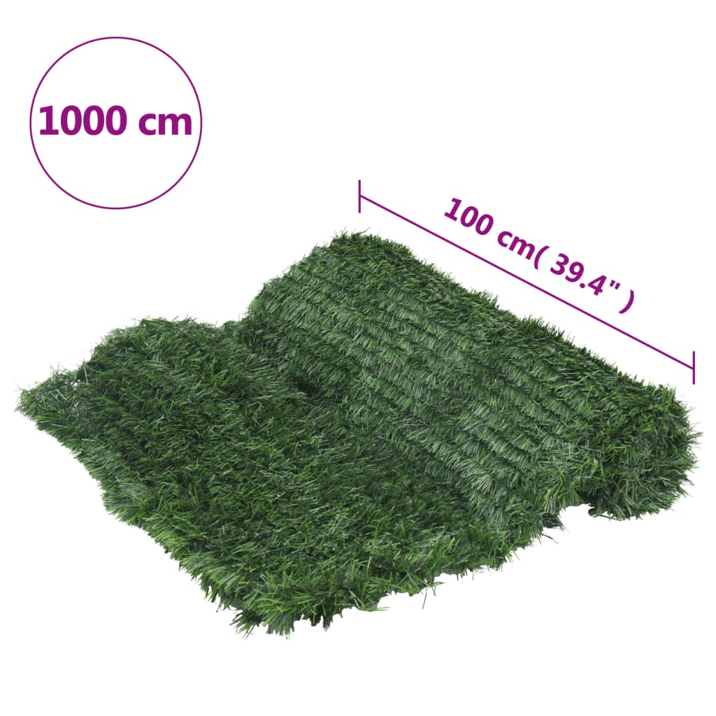 vidaXL Ograda od umjetne trave zelena 1 x 10 m