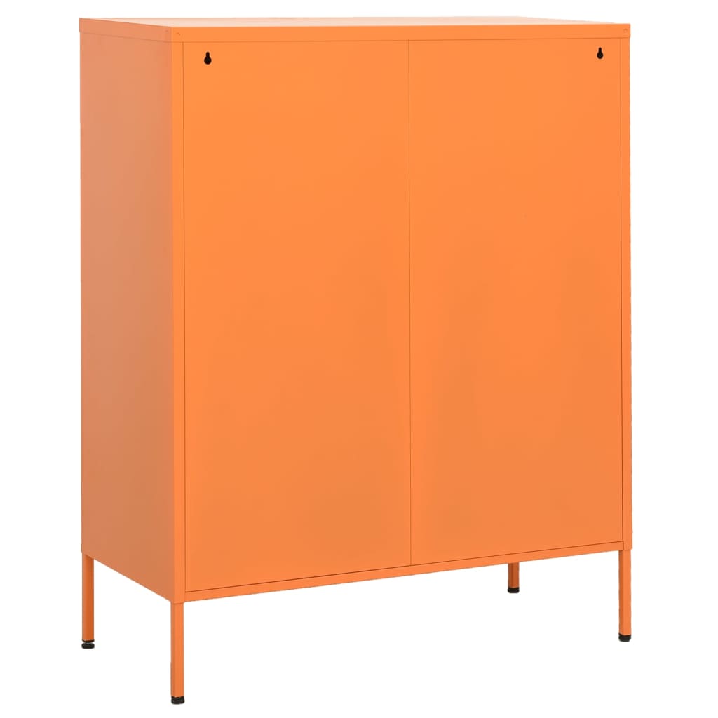 vidaXL Ormarić za pohranu narančasti 80 x 35 x 101,5 cm čelični