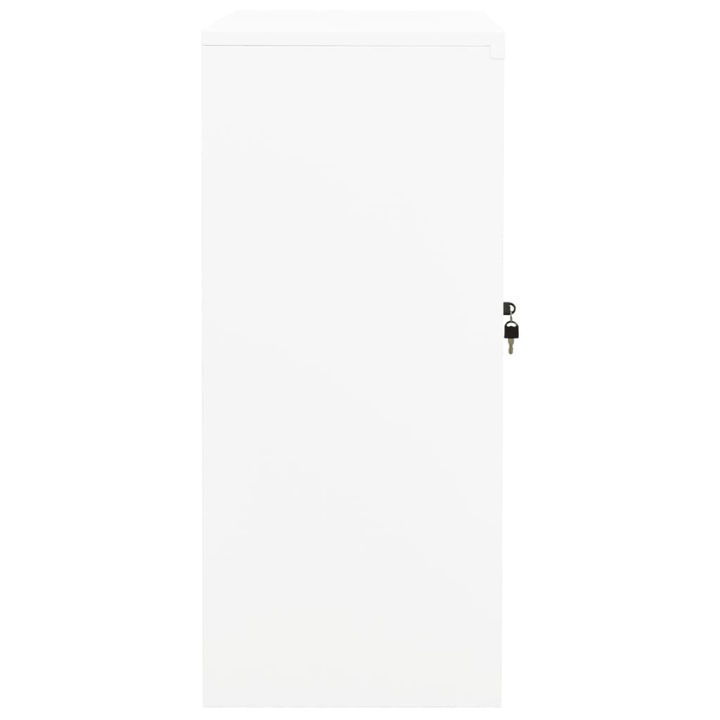 vidaXL Uredski ormarić bijeli 90 x 40 x 90 cm čelični
