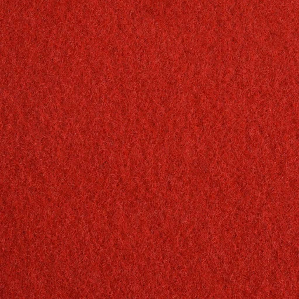 vidaXL Svečani tepih ravni 1,2 x 12 m crveni