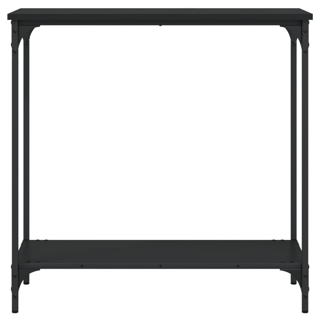vidaXL Konzolni stol crni 75 x 30,5 x 75 cm od konstruiranog drva