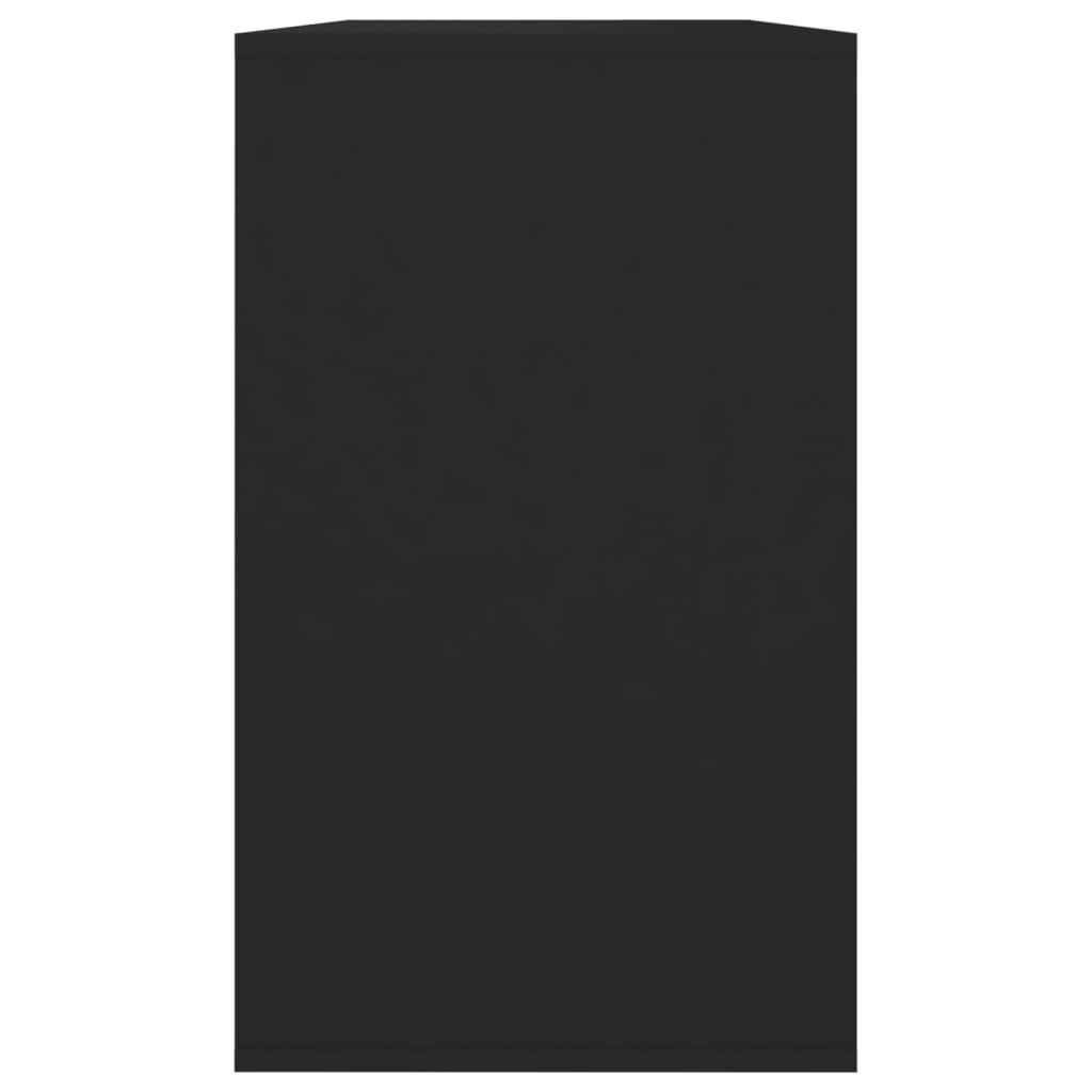 vidaXL Komoda crna 120 x 41 x 75 cm od iverice