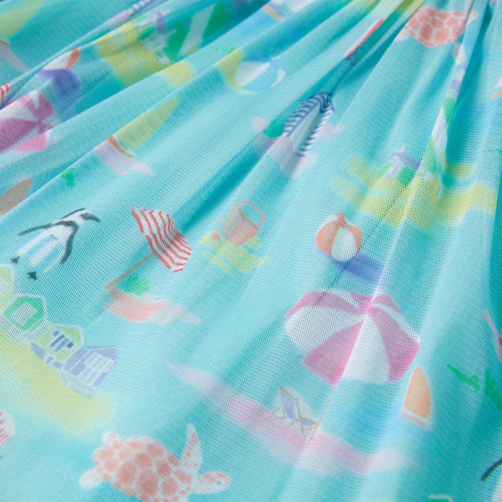 Dječja plisirana suknja svijetla boja vode 92