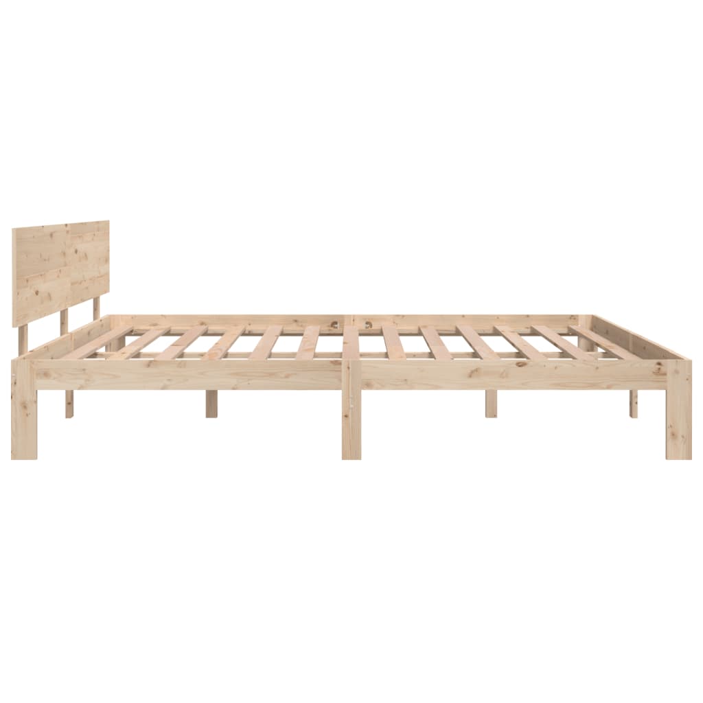 vidaXL Okvir za krevet od masivnog drva 180 x 200 cm veliki bračni