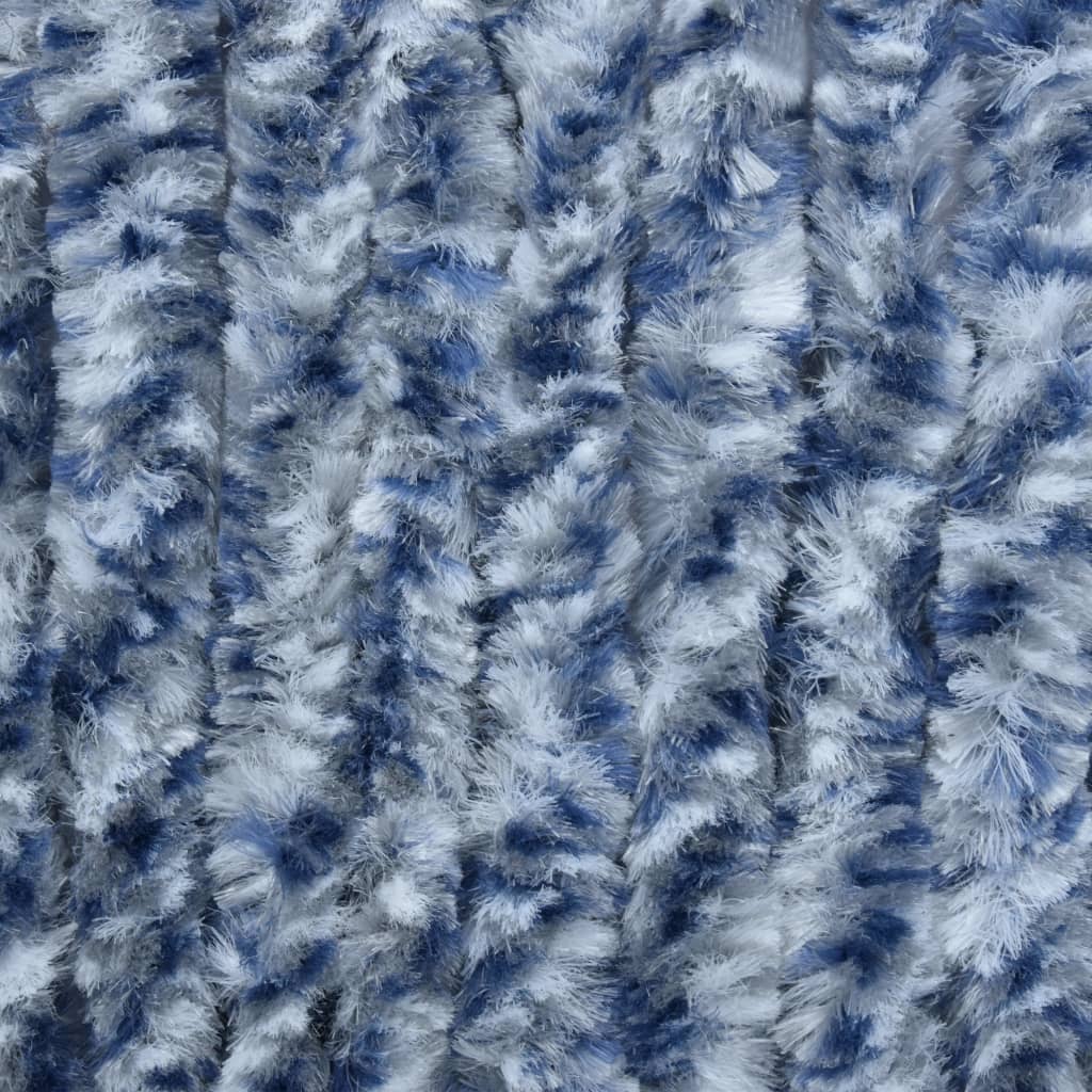 vidaXL Zastor protiv insekata plavo-bijeli 56 x 200 cm šenil