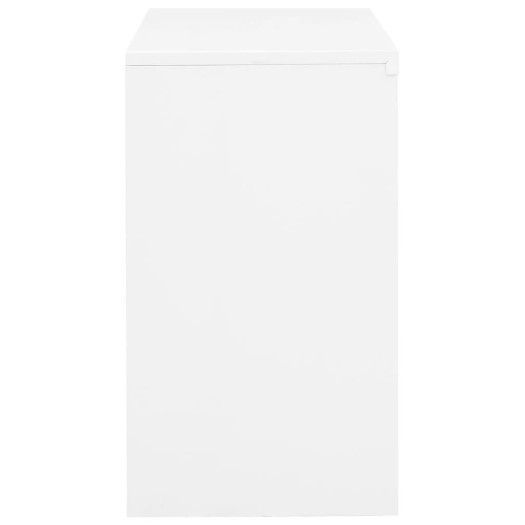 vidaXL Uredski ormarić bijeli 90 x 40 x 70 cm čelični