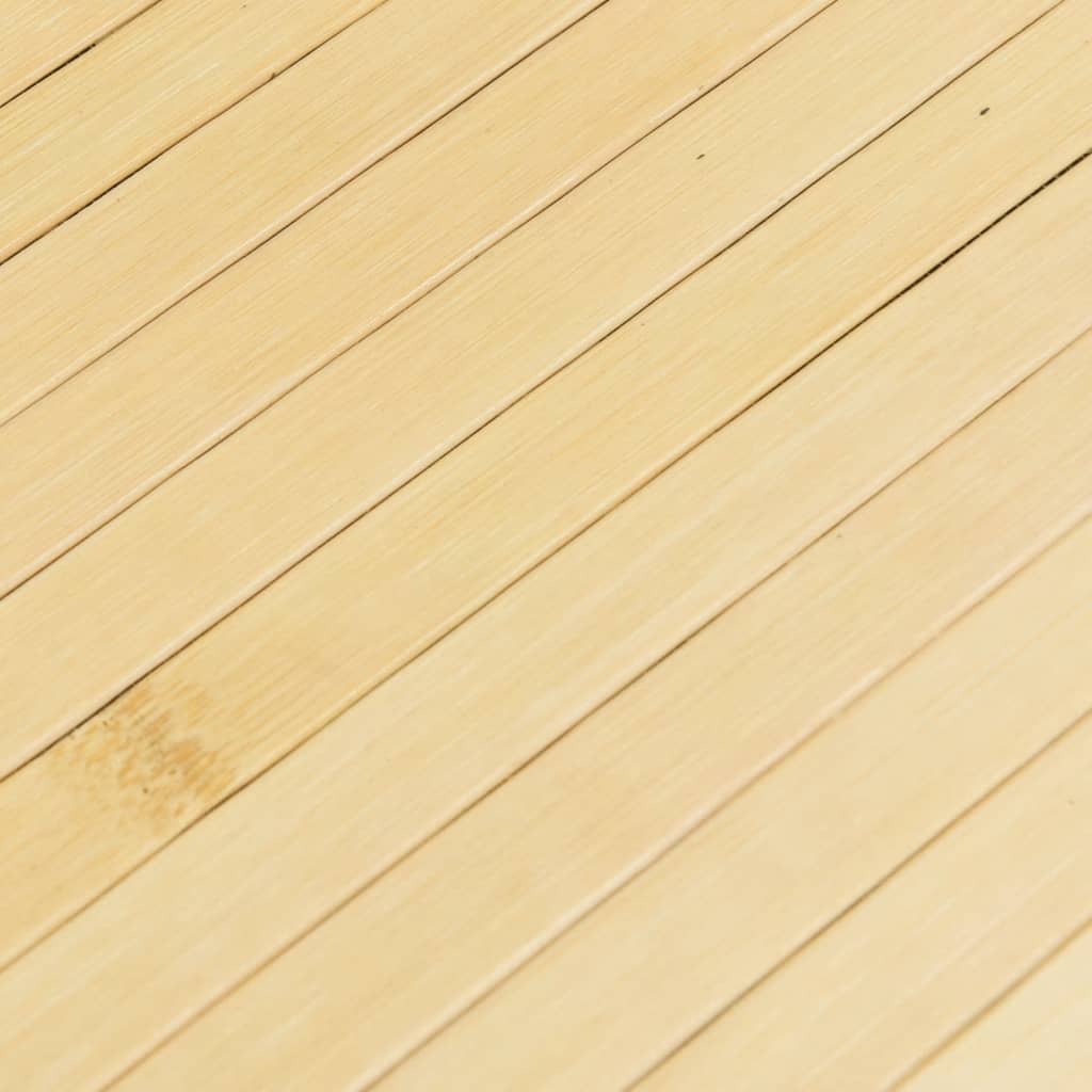 vidaXL Tepih pravokutni svijetli prirodni 100 x 200 cm od bambusa