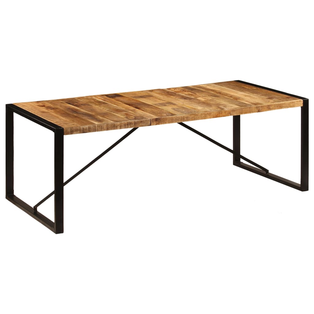 vidaXL Blagovaonski stol 220 x 100 x 75 cm masivno drvo manga