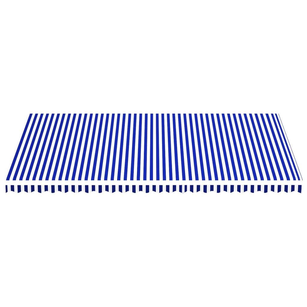 vidaXL Zamjenska tkanina za tendu plavo-bijela 6 x 3,5 m
