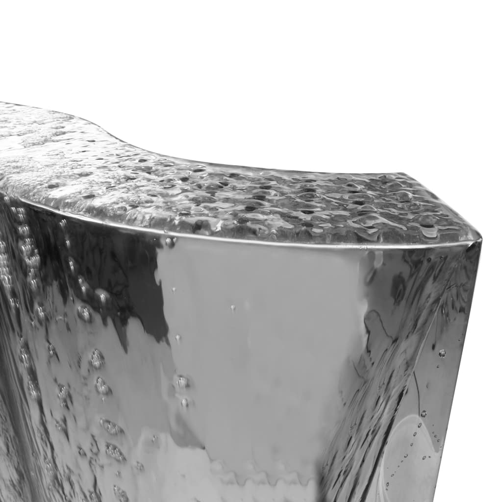 vidaXL Vrtna fontana srebrna 60,2x37x122,1 cm od nehrđajućeg čelika