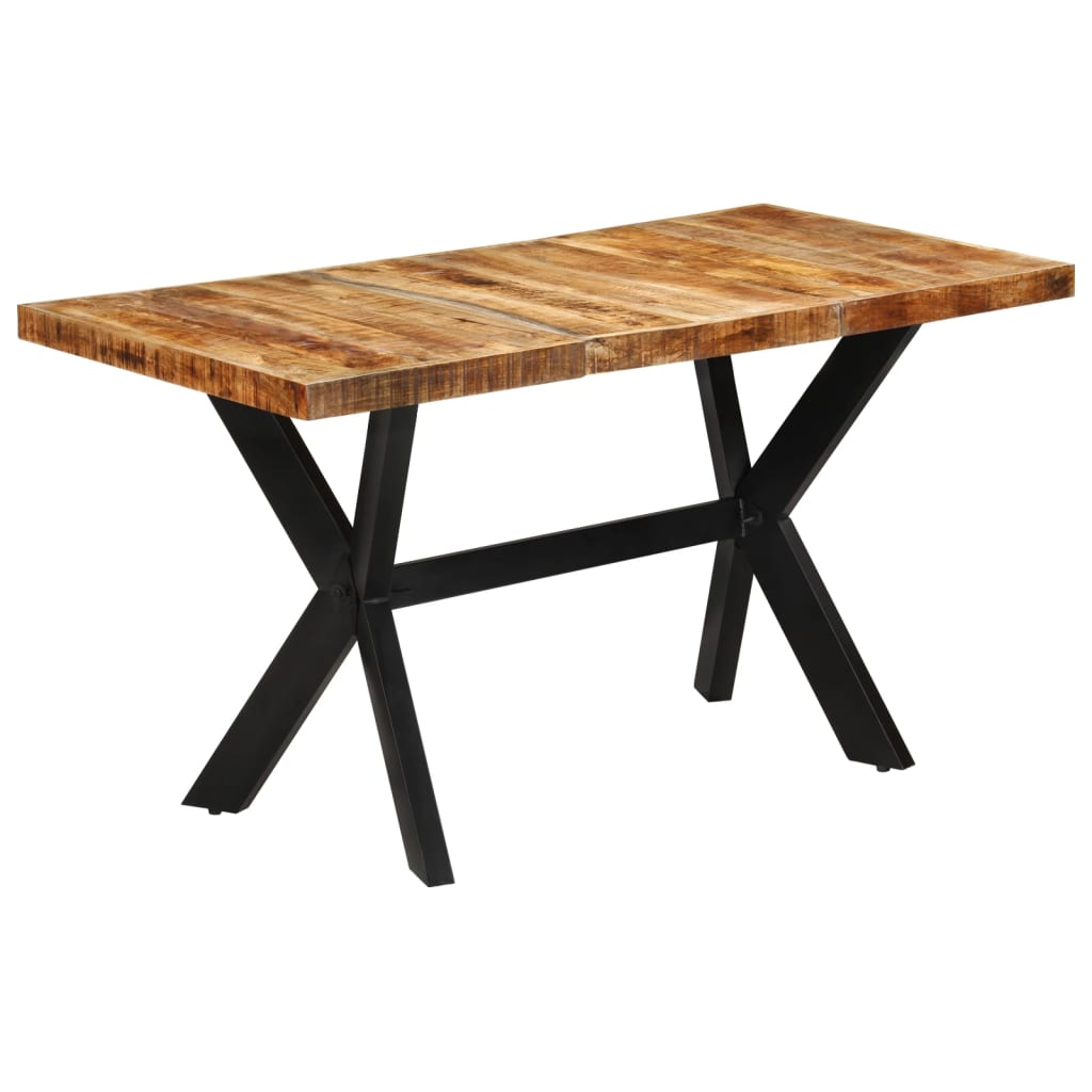vidaXL Blagovaonski stol 140 x 70 x 75 cm masivno grubo drvo manga