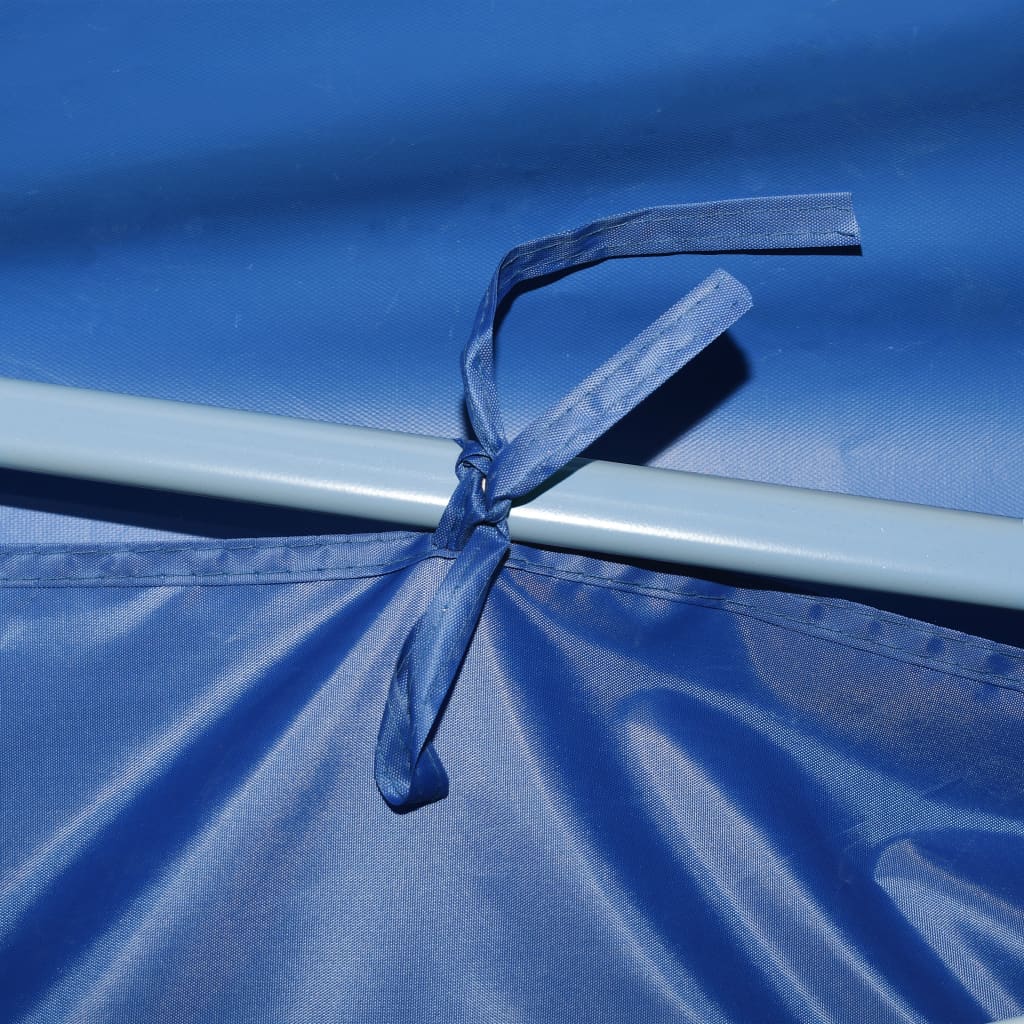 vidaXL Sklopivi šator za zabave s 5 bočnih zidova 3 x 9 m plavi