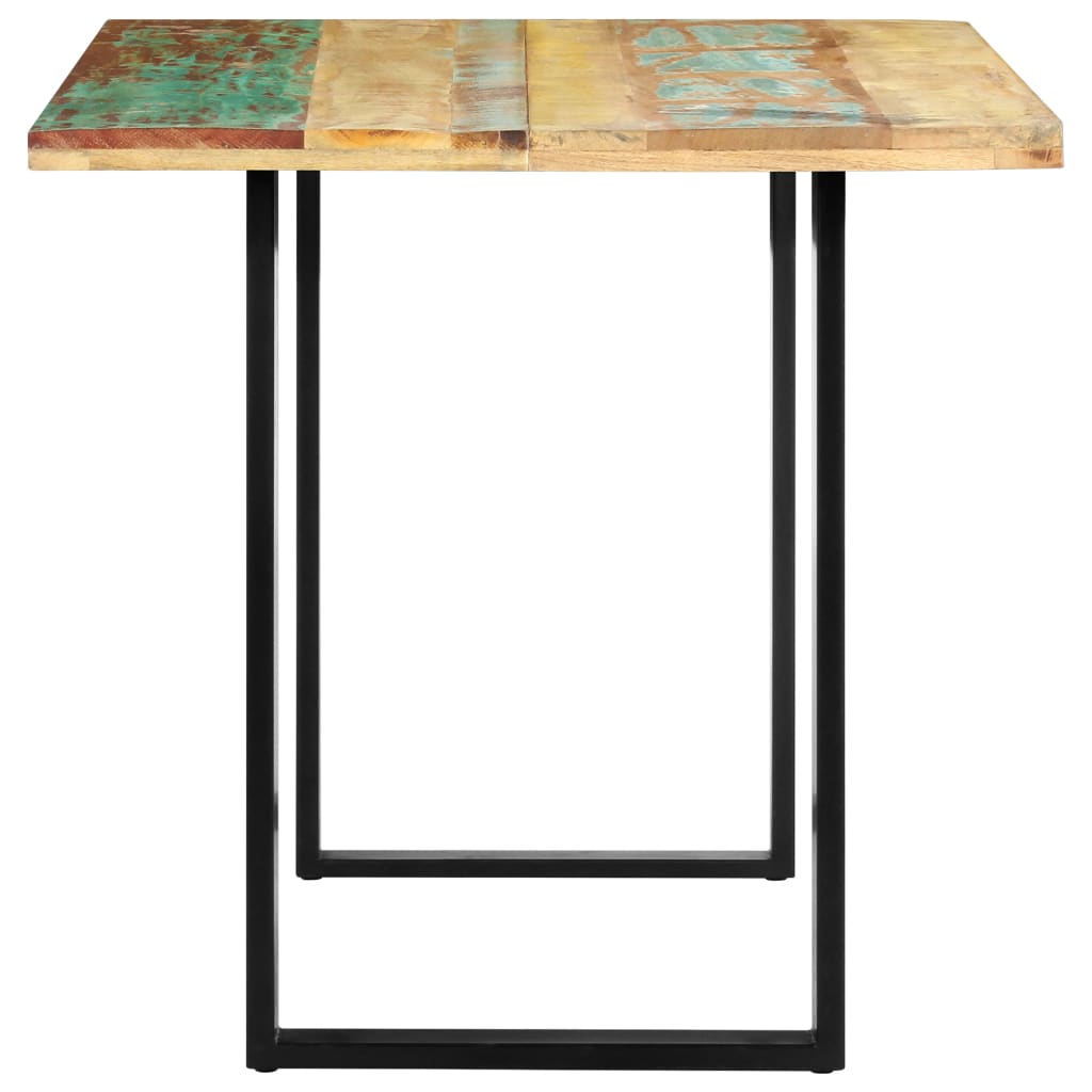 vidaXL Blagovaonski stol od masivnog obnovljenog drva 140 x 70 x 76 cm