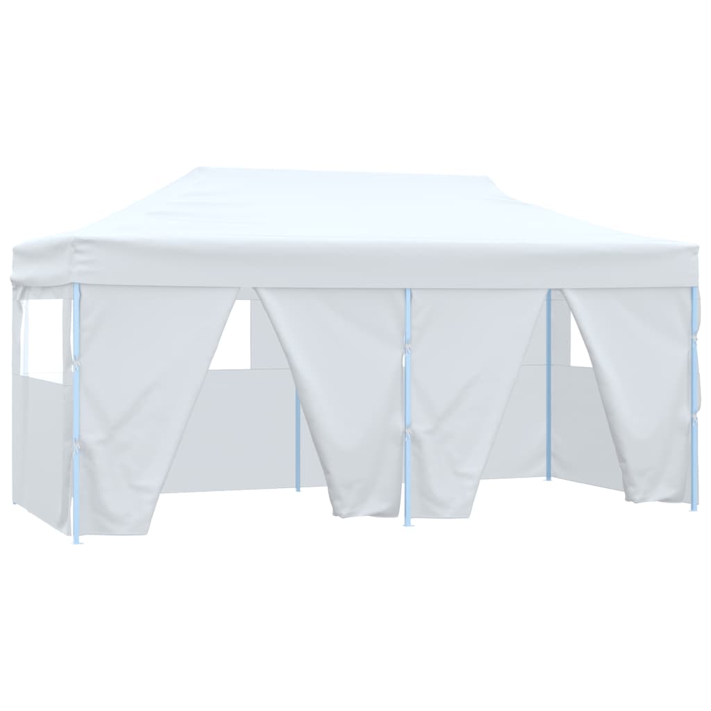 vidaXL Profesionalni sklopivi šator za zabave 3 x 6 m čelični bijeli