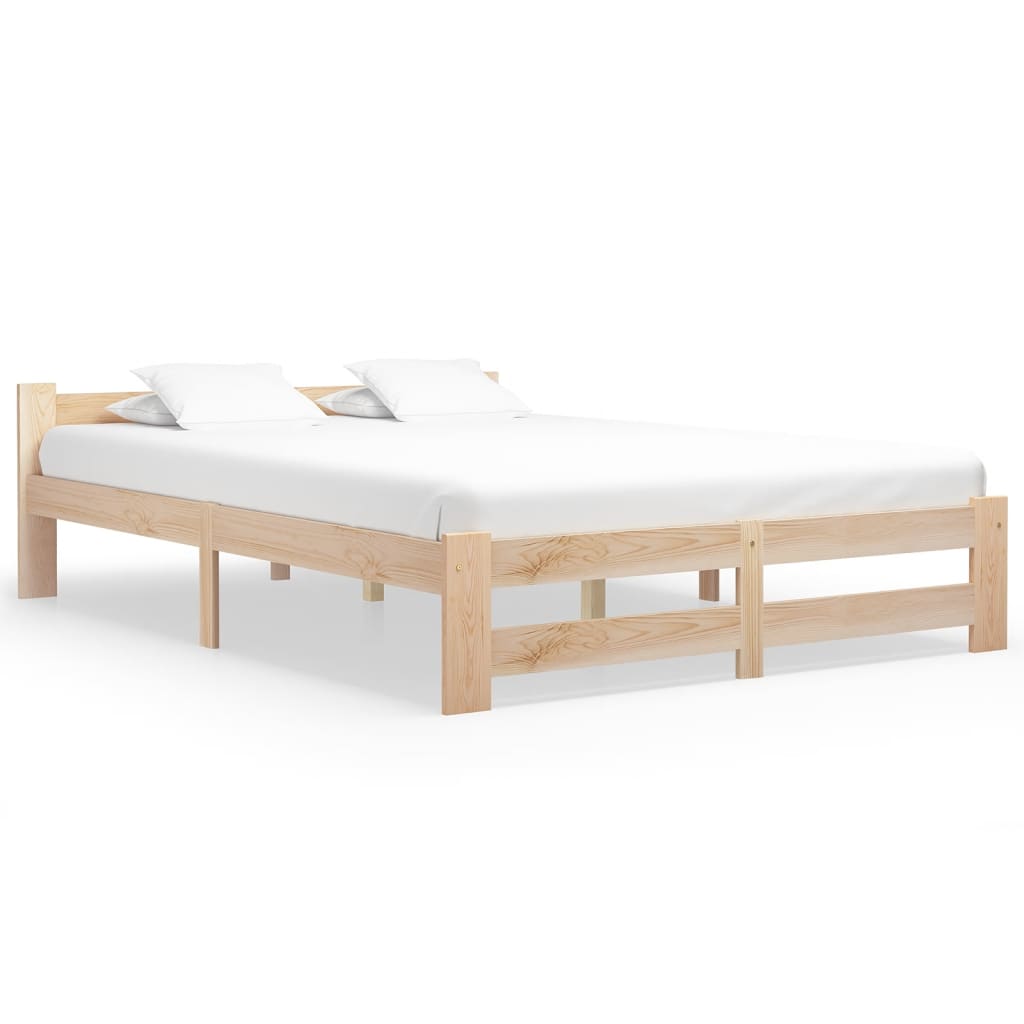 vidaXL Okvir za krevet od masivne borovine 180 x 200 cm