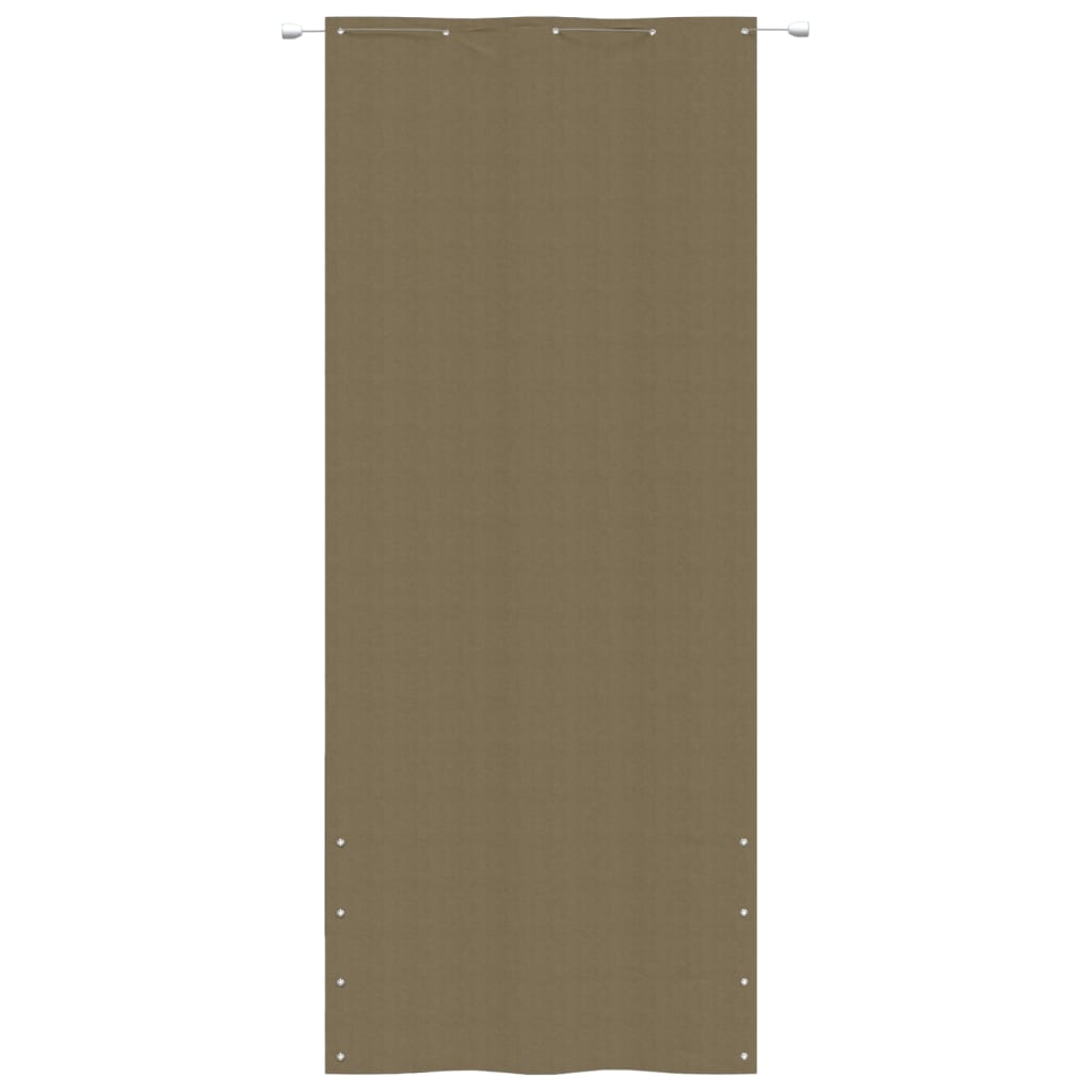 vidaXL Balkonski zastor smeđe-sivi 100 x 240 cm od tkanine Oxford