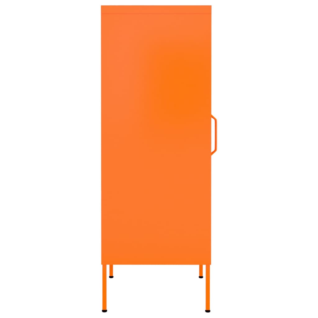vidaXL Ormarić za pohranu narančasti 42,5 x 35 x 101,5 cm čelični