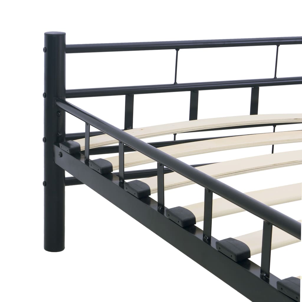 vidaXL Okvir za krevet crni čelični 160 x 200 cm