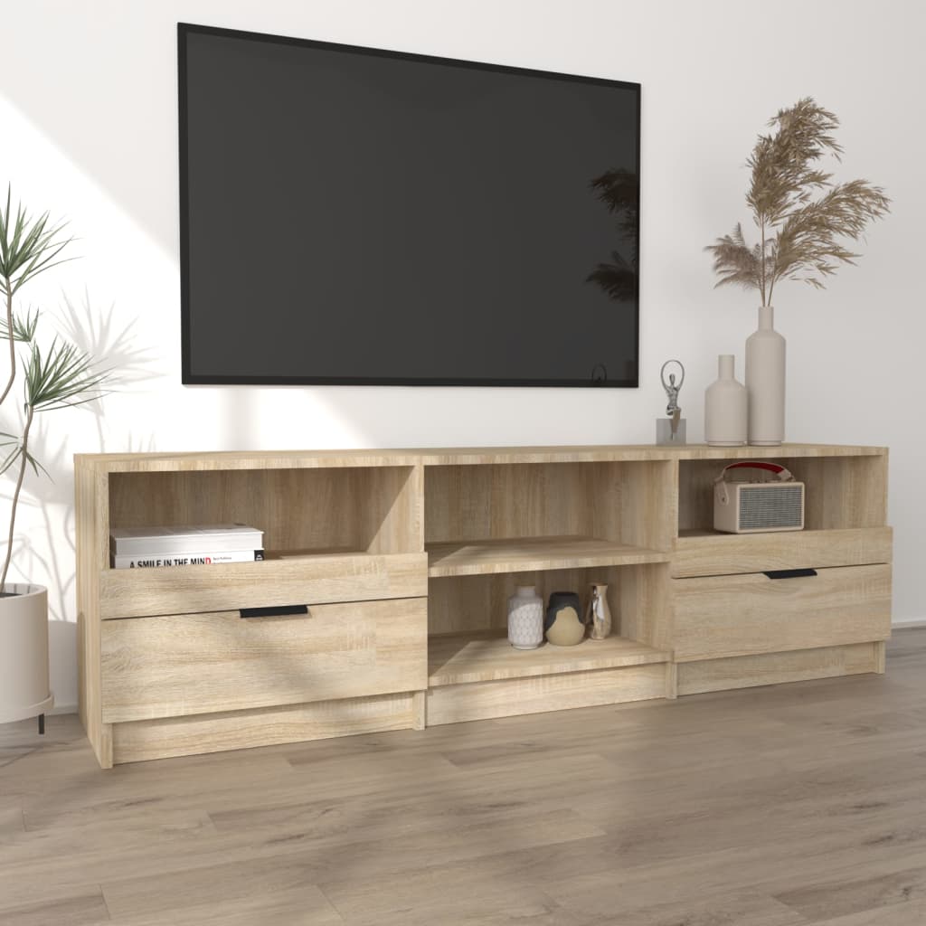 vidaXL TV ormarić boja hrasta 150x33,5x45 cm od konstruiranog drva