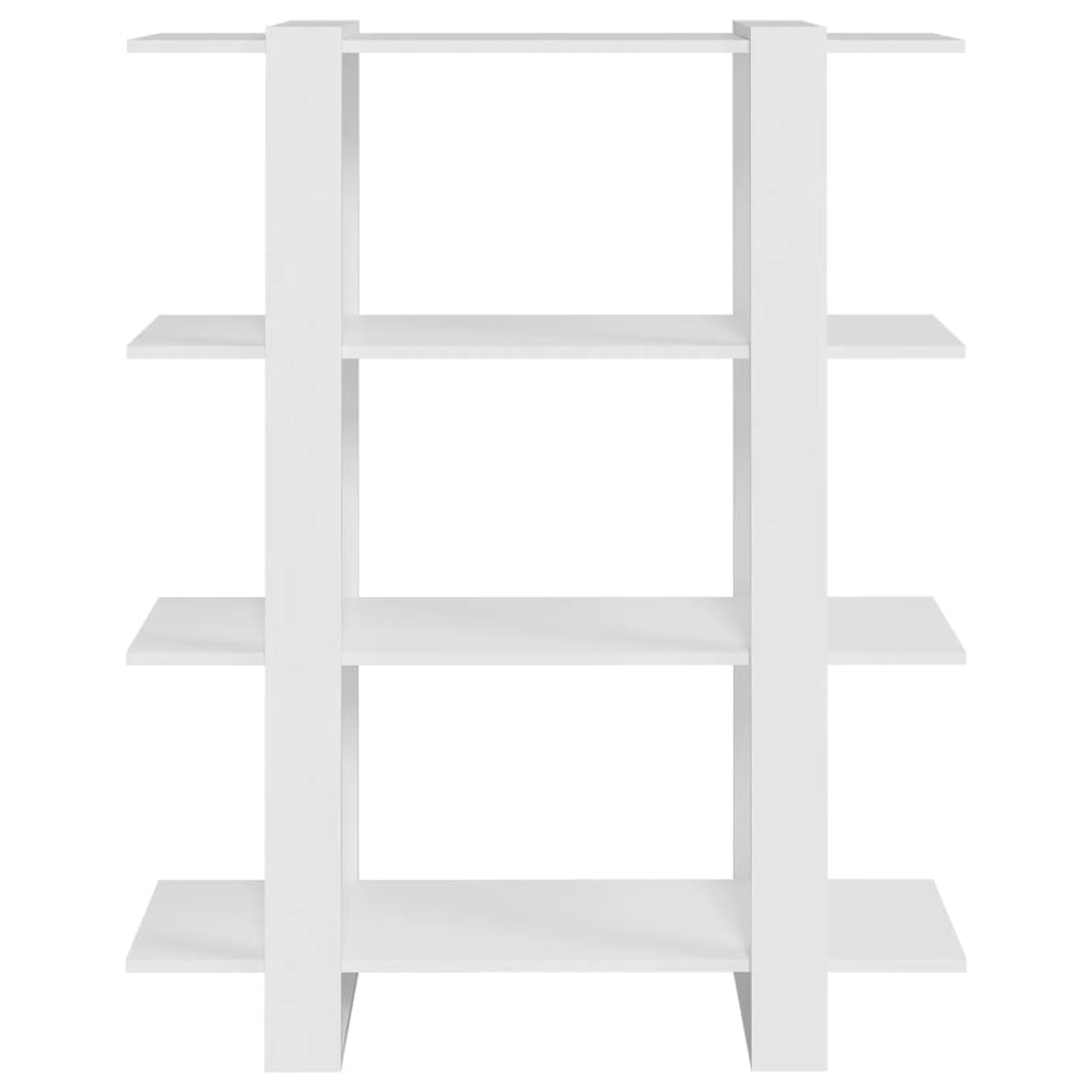 vidaXL Ormarić za knjige / sobna pregrada bijeli 100 x 30 x 123,5 cm