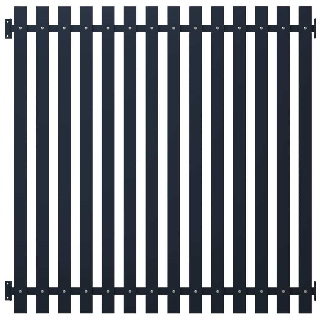 vidaXL Panel za ogradu antracit 170,5 x 170 cm čelik obložen prahom
