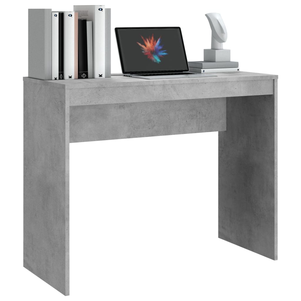 vidaXL Radni stol boja betona 90 x 40 x 72 cm od konstruiranog drva