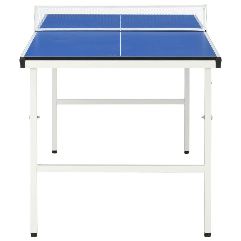 vidaXL Stol za stolni tenis s mrežom 152 x 76 x 66 cm plavi