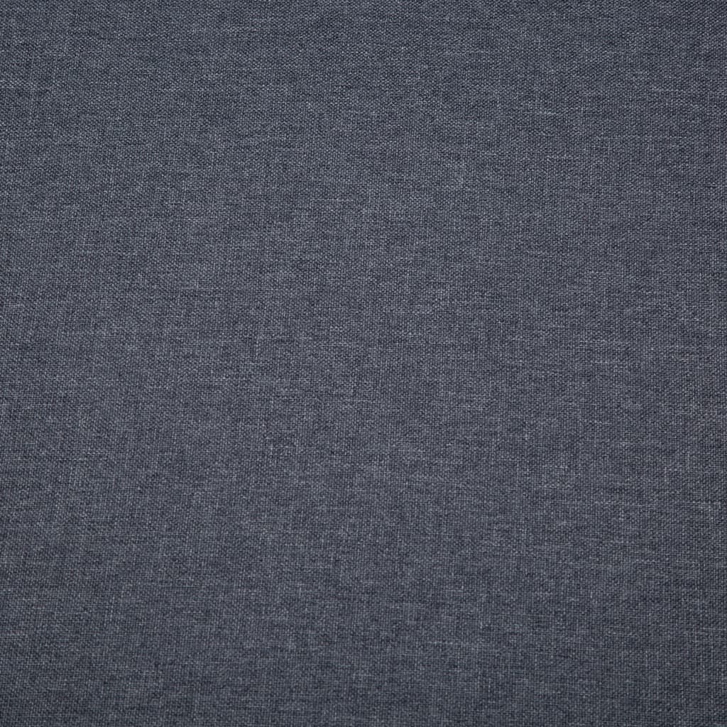 vidaXL Trosjed presvučen tkaninom 172 x 70 x 82 cm tamnosivi