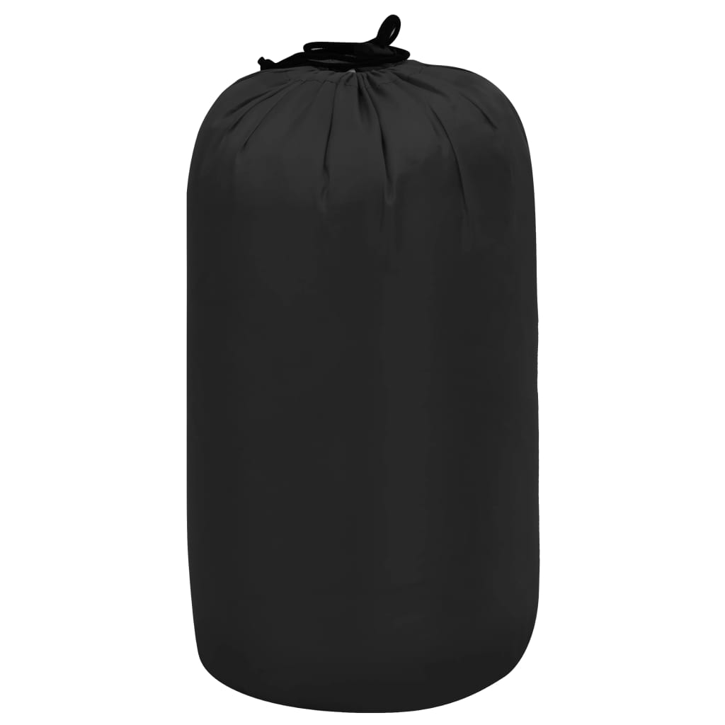 vidaXL Lagane vreće za spavanje 2 kom crne 15 ℃ 850 g