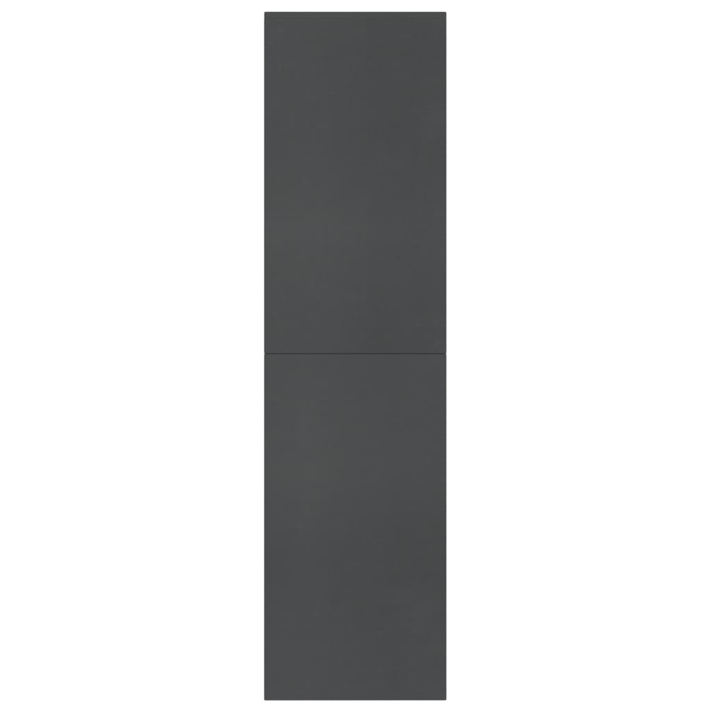 vidaXL Ormarić za knjige / sobna pregrada sivi 155x24x160 cm drveni