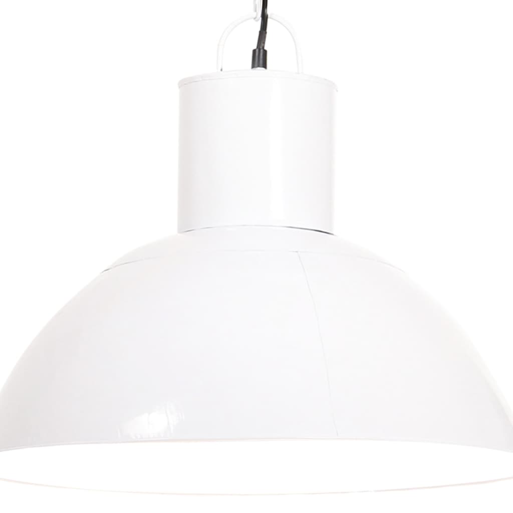 vidaXL Viseća svjetiljka 25 W bijela okrugla 48 cm E27
