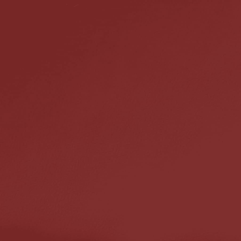 vidaXL Masažna fotelja na podizanje crvena boja vina od umjetne kože