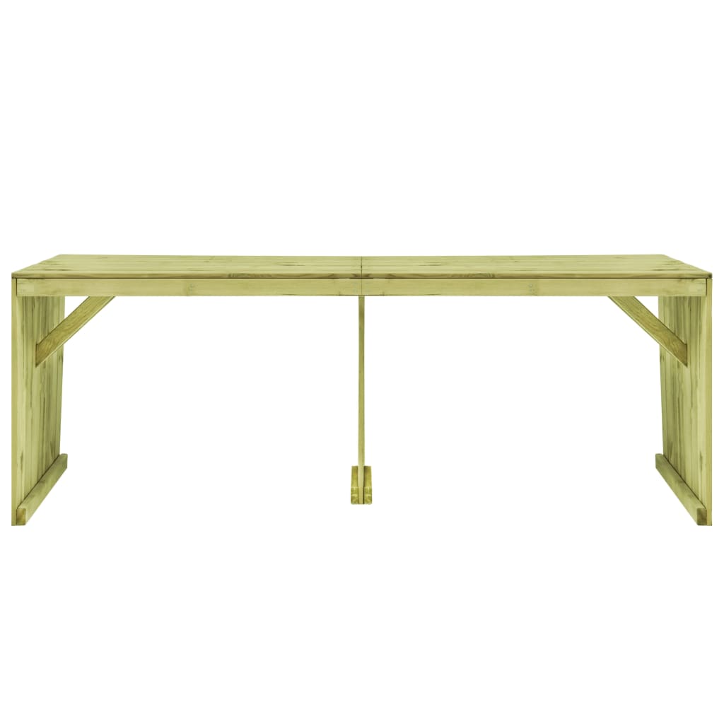 vidaXL Vrtni stol 220 x 101,5 x 80 cm od impregnirane borovine