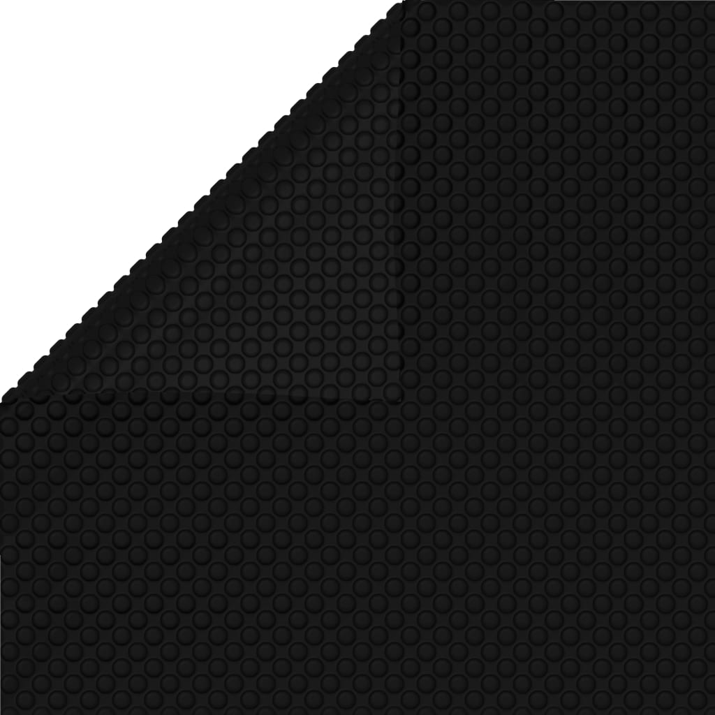 vidaXL Pravokutni pokrivač za bazen 1000 x 600 cm PE crni