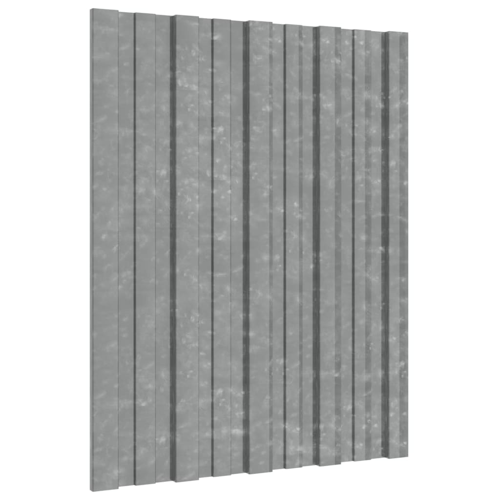 vidaXL Krovni paneli 36 kom od pocinčanog čelika srebrni 60 x 45 cm