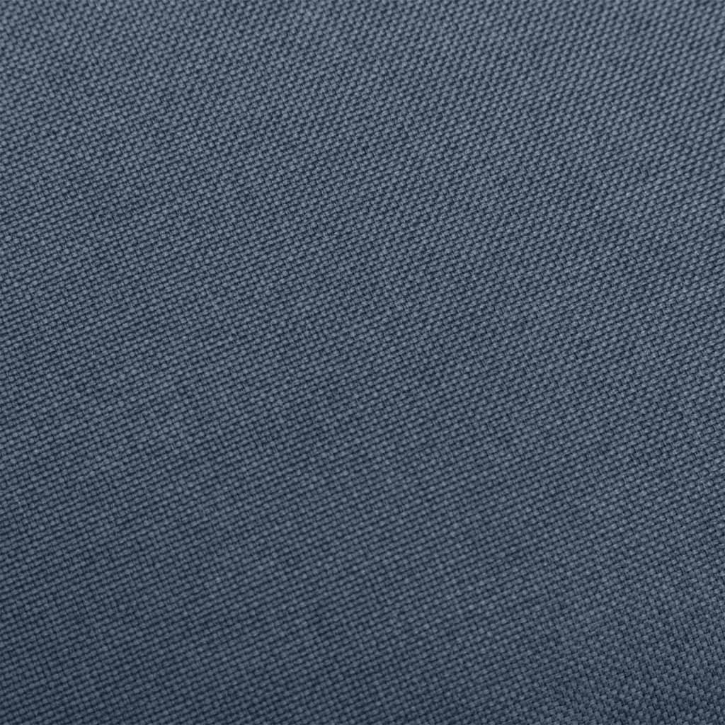 vidaXL Stolica za ljuljanje od tkanine plava