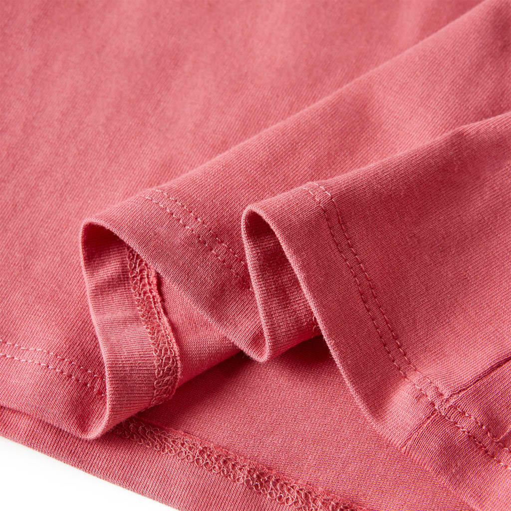 Dječja majica dugih rukava starinske ružičaste boje 92