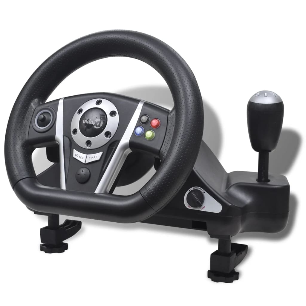 Crni Igraći volan za PS2/PS3/PC