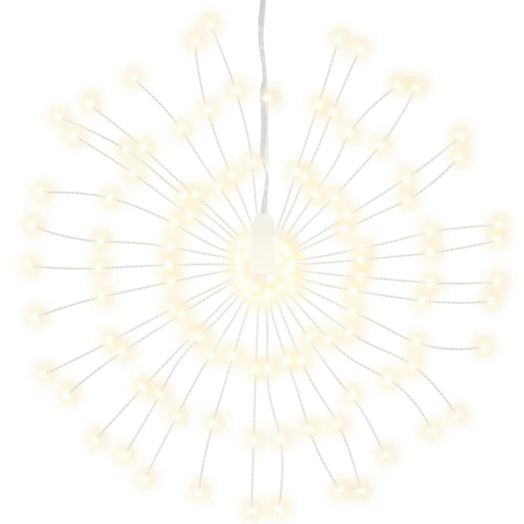 vidaXL Božićno svjetlo zvjezdani prasak 140 LED toplo bijelo 17 cm