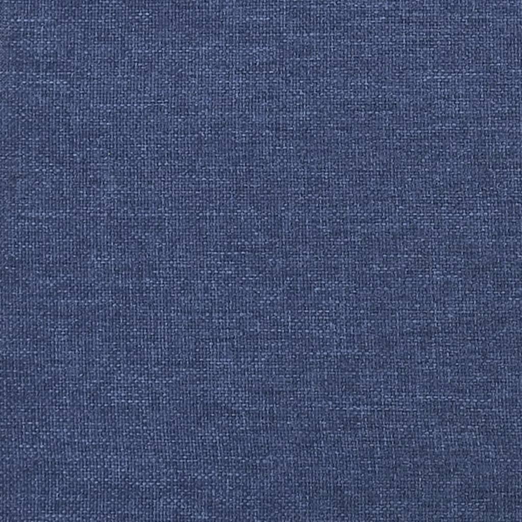 vidaXL Madrac s džepičastim oprugama plavi 90x200x20 cm od tkanine