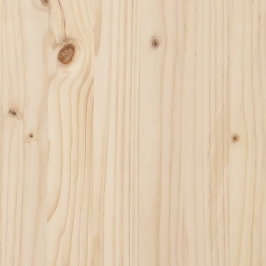 vidaXL Stalak za drva za ogrjev 60x25x100 cm od masivne borovine