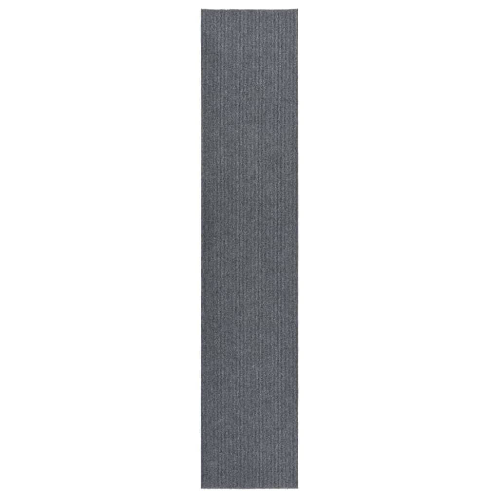 vidaXL Dugi tepih za hvatanje nečistoće 100 x 500 cm sivi