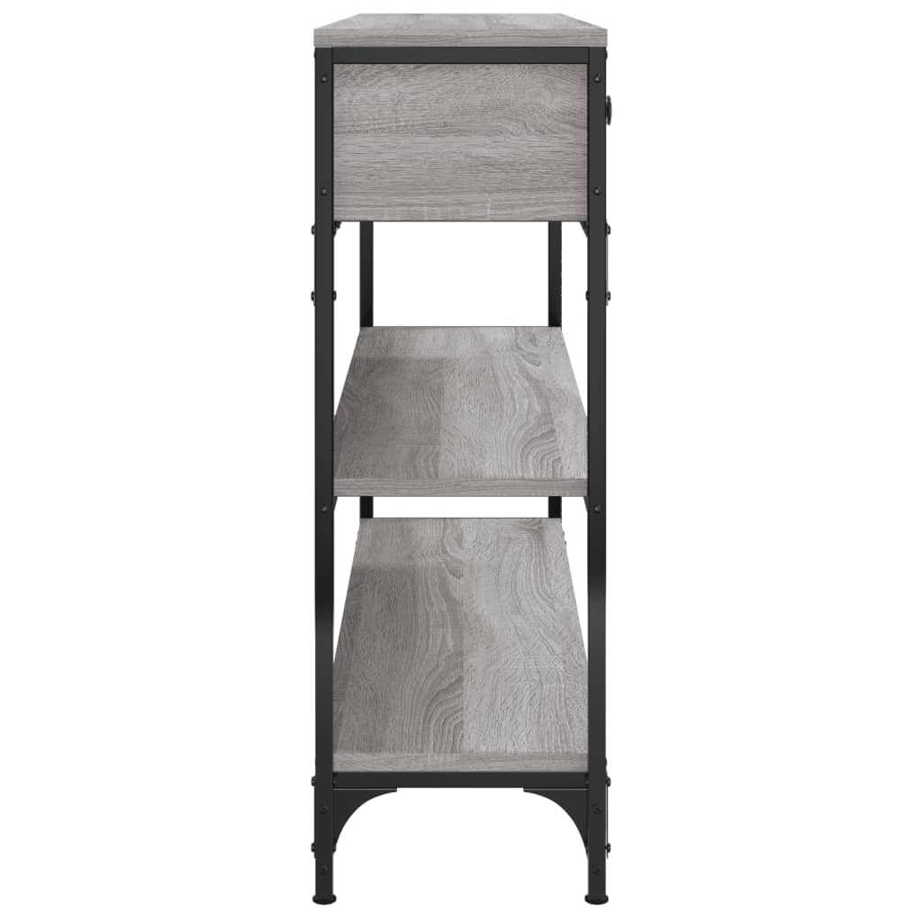 vidaXL Konzolni stol boja hrasta sonome 100x25x75 cm konstruirano drvo