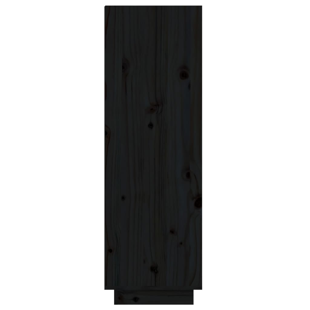vidaXL Ormarić za cipele crni 60 x 34 x 105 cm od masivne borovine